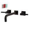 Kingston Brass KS6025DKL Wall Mount Tub Faucet, Oil Rubbed Bronze KS6025DKL